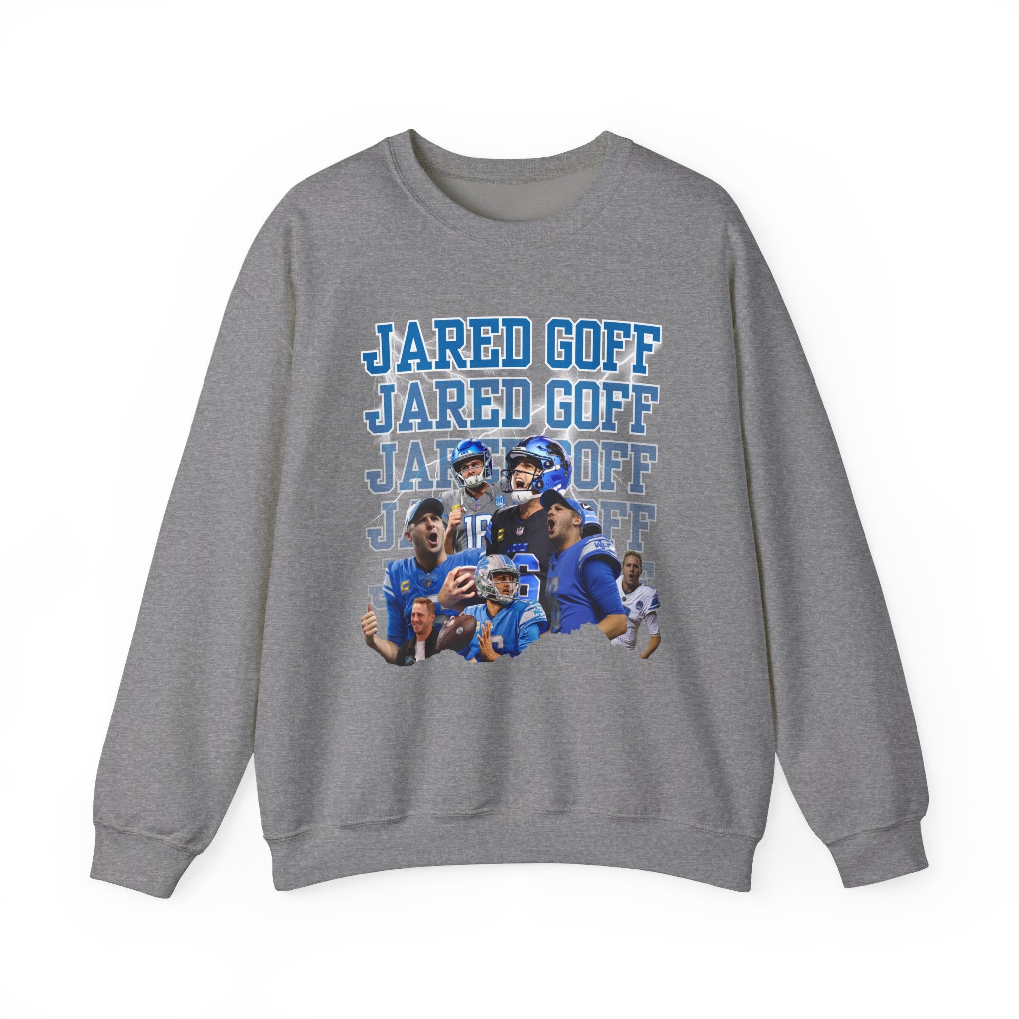 Detroit Football QB1 Chant Crewneck Sweatshirt | Game Day Shirt for Fans