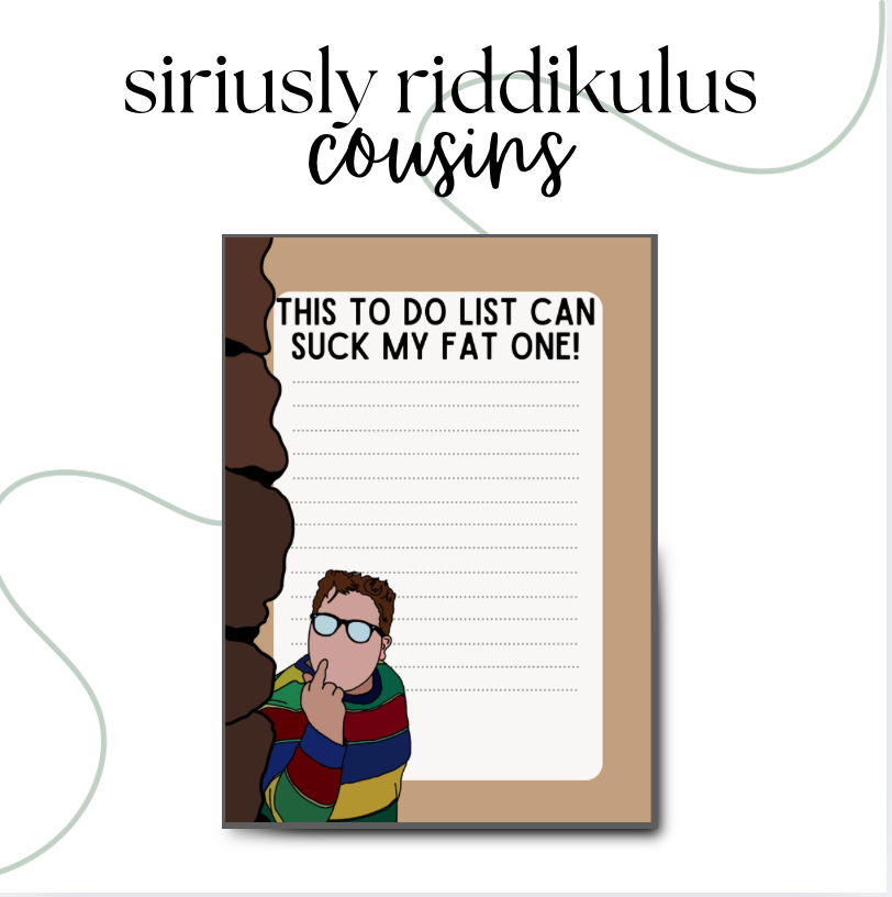 Defiant To-Do Notepad | Retro TV Rebellion