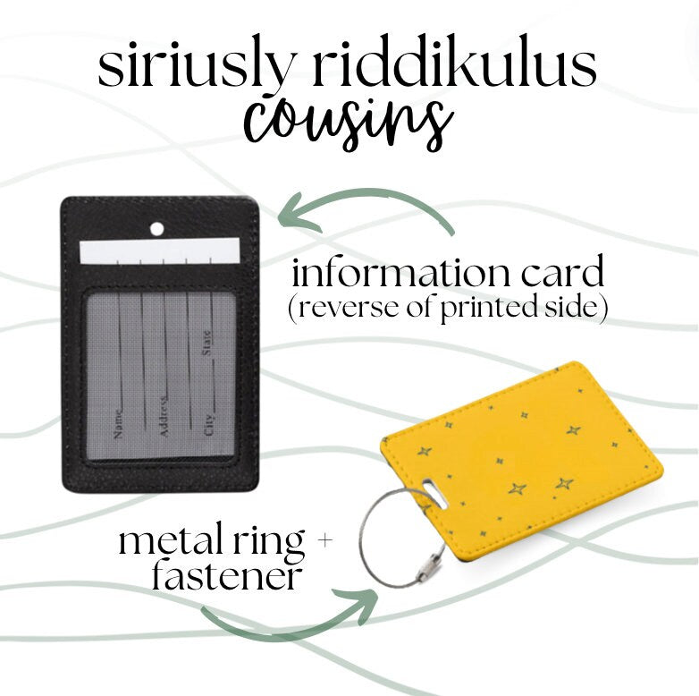 Jet Lag Luggage Tag | Lyric Inspired Travel Accessory