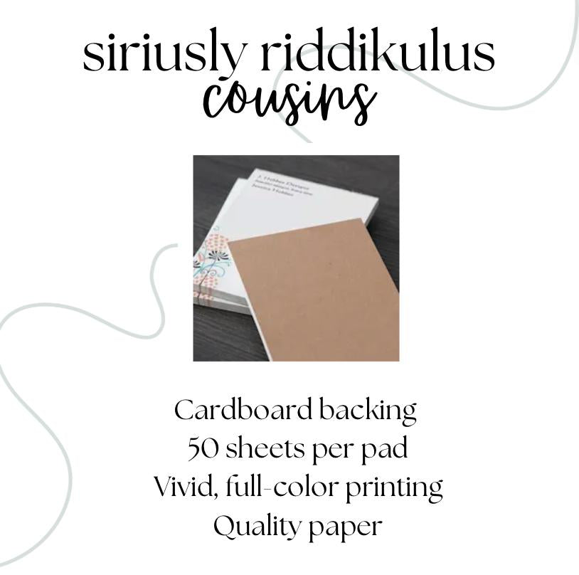 Ahoy Ladies Notepad | Funny Steve Inspired To-Do List