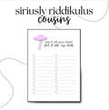 Get It Off My Desk Notepad | Lyric Inspired To-Do List