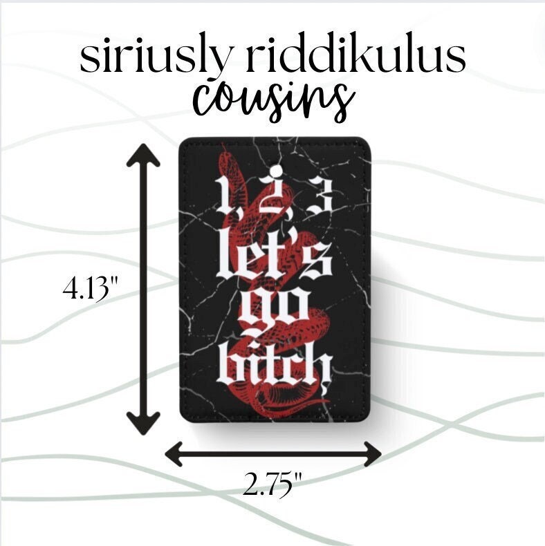 1, 2, 3 Let's Go Luggage Tag | Lyric Inspired Travel Accessory