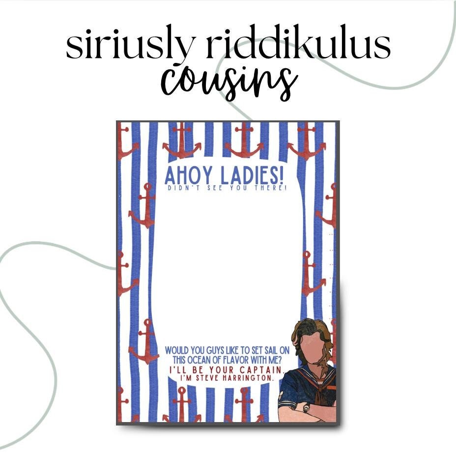 Ahoy Ladies Notepad | Funny Steve Inspired To-Do List