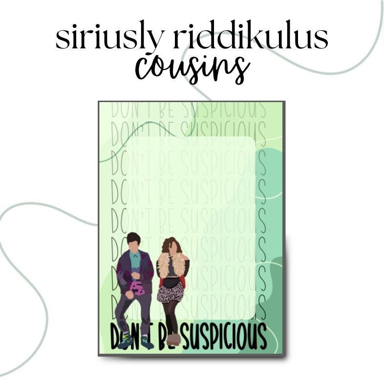 Don’t Be Suspicious Notepad | Funny Park Rec Inspired To-Do List