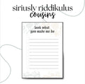 Look What You Made Me Do Notepad | Lyric Inspired To-Do List