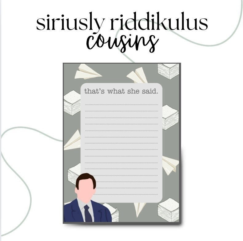 That’s What She Said Notepad | Office Inspired To-Do List