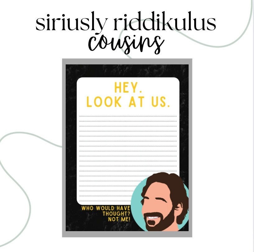 Hey. Look At Us. Notepad | Paul Rudd Inspired To-Do List