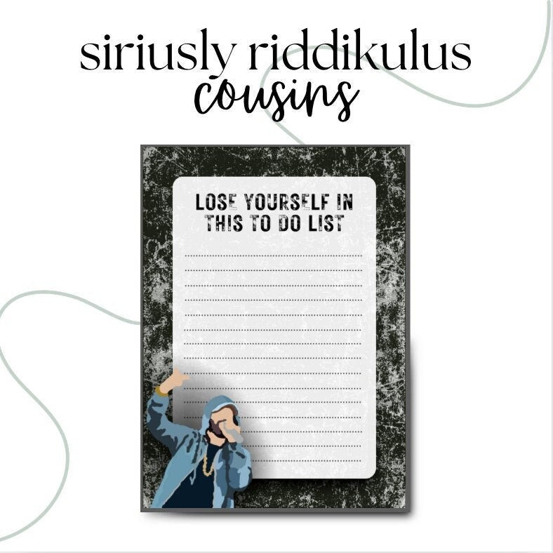 Lose Yourself in This To-Do List Detroit Vibes Notepad