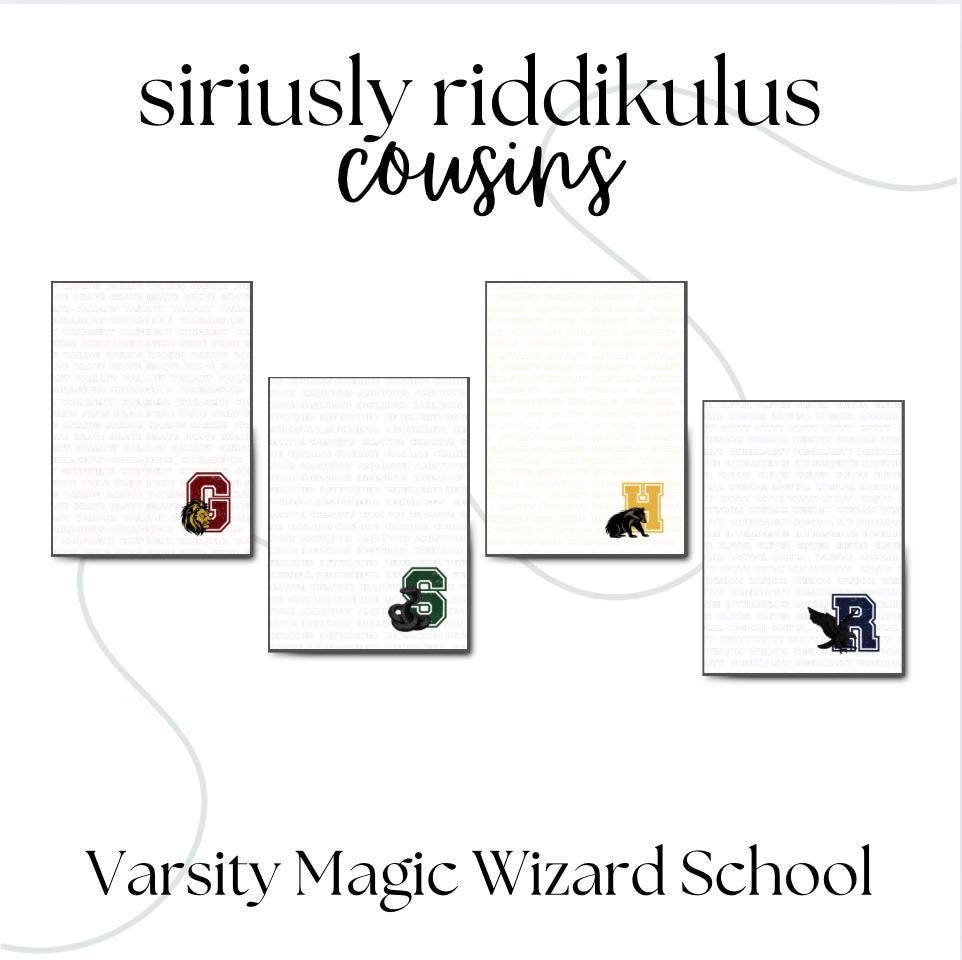 Wizarding House Pride Notepad Collection