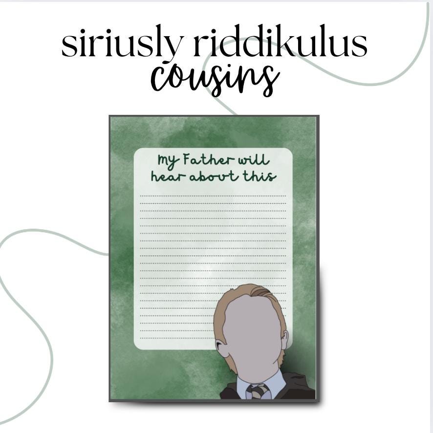 Father Will Hear About This Wizarding Quote Notepad