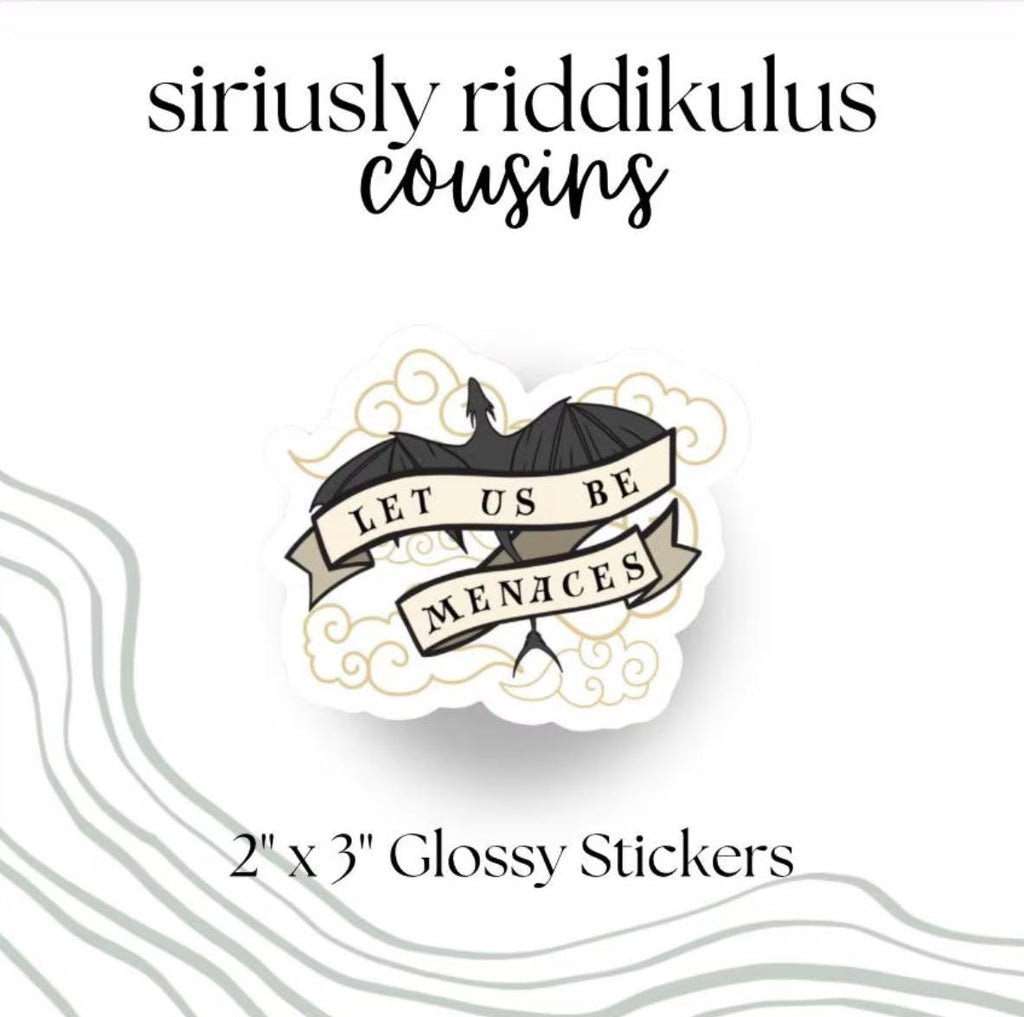 Dragon Rider Sticker Pack |Romantasy Bookish Decal (2.5-inch)