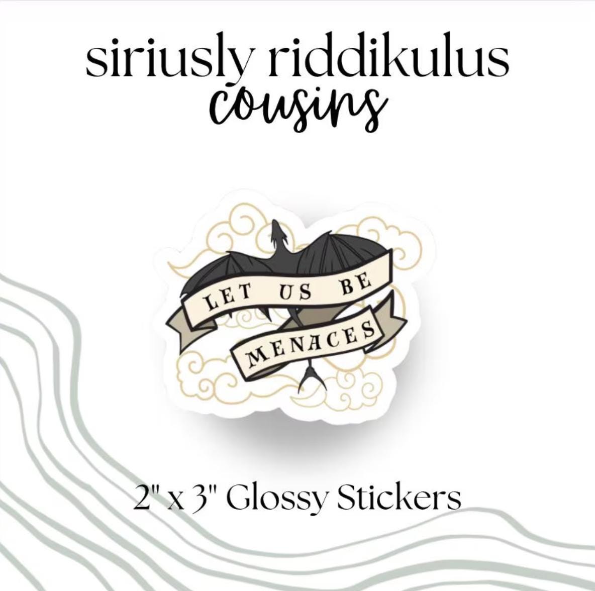 Dragon Rider Sticker Pack |Romantasy Bookish Decal (2.5-inch)