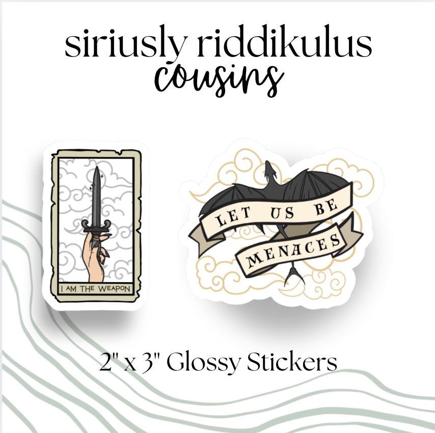 Why Is It Always You? Dragon Rider Sticker | Romantasy Bookish Decal (2-inch)