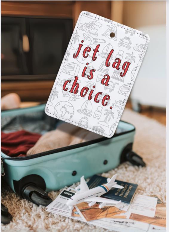 1, 2, 3 Let's Go Luggage Tag | Lyric Inspired Travel Accessory