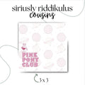 Pink Pony Post-It Notepad | Disco Western Cowgirl