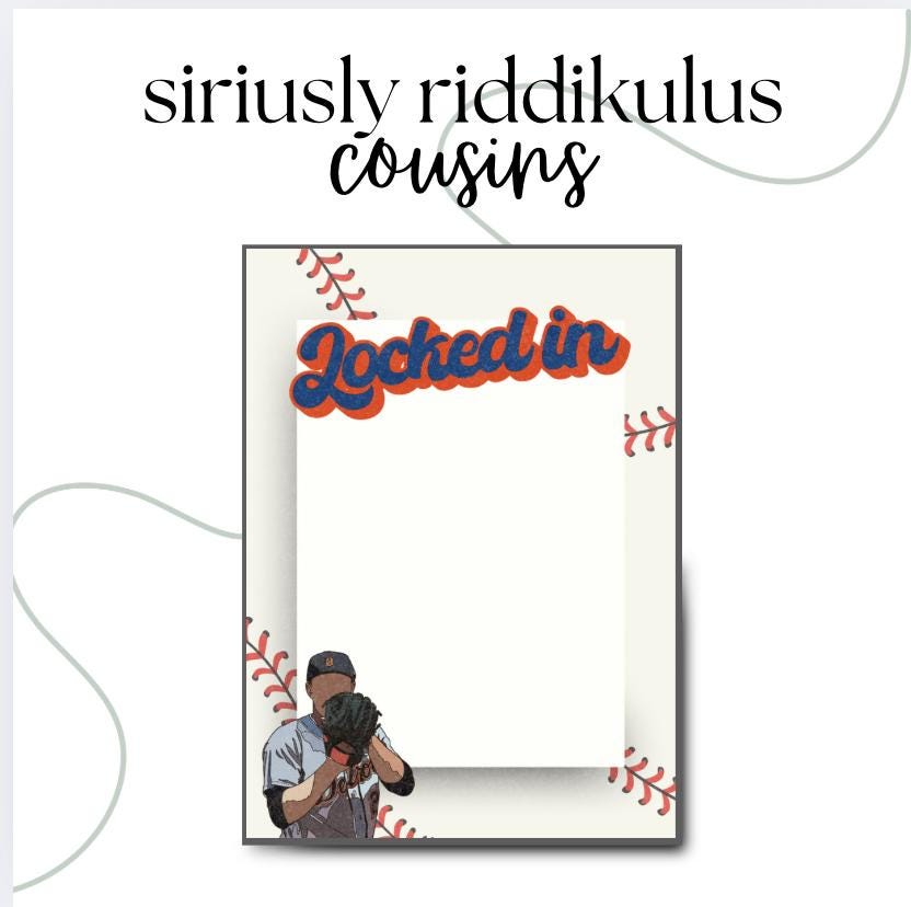 Detroit Baseball Pitcher Notepad Sports Fan Gift