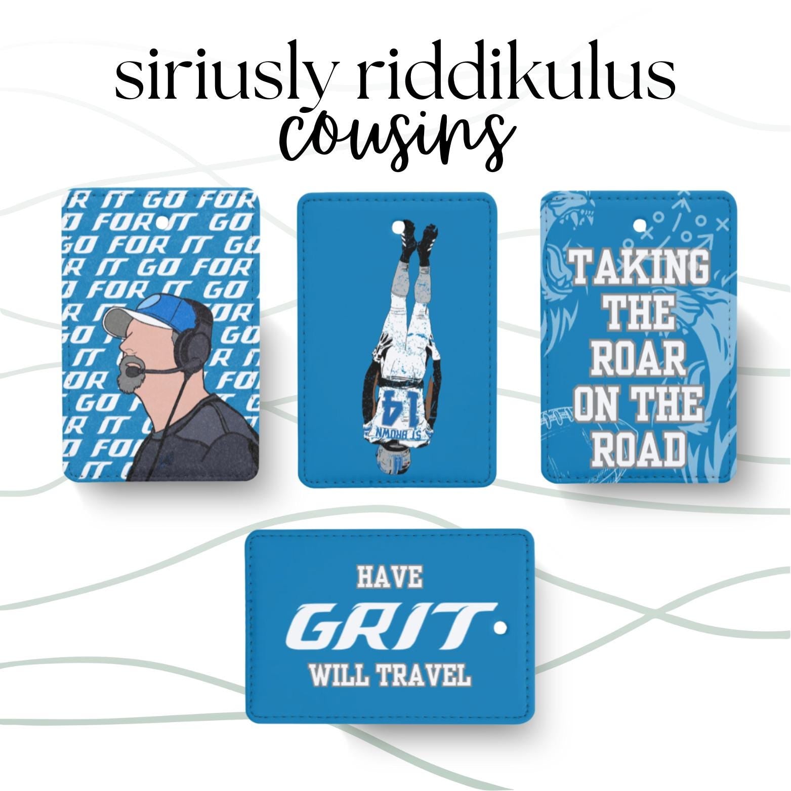 Detroit Football Luggage Tag | Travel Accessories, Sports Fan Gear