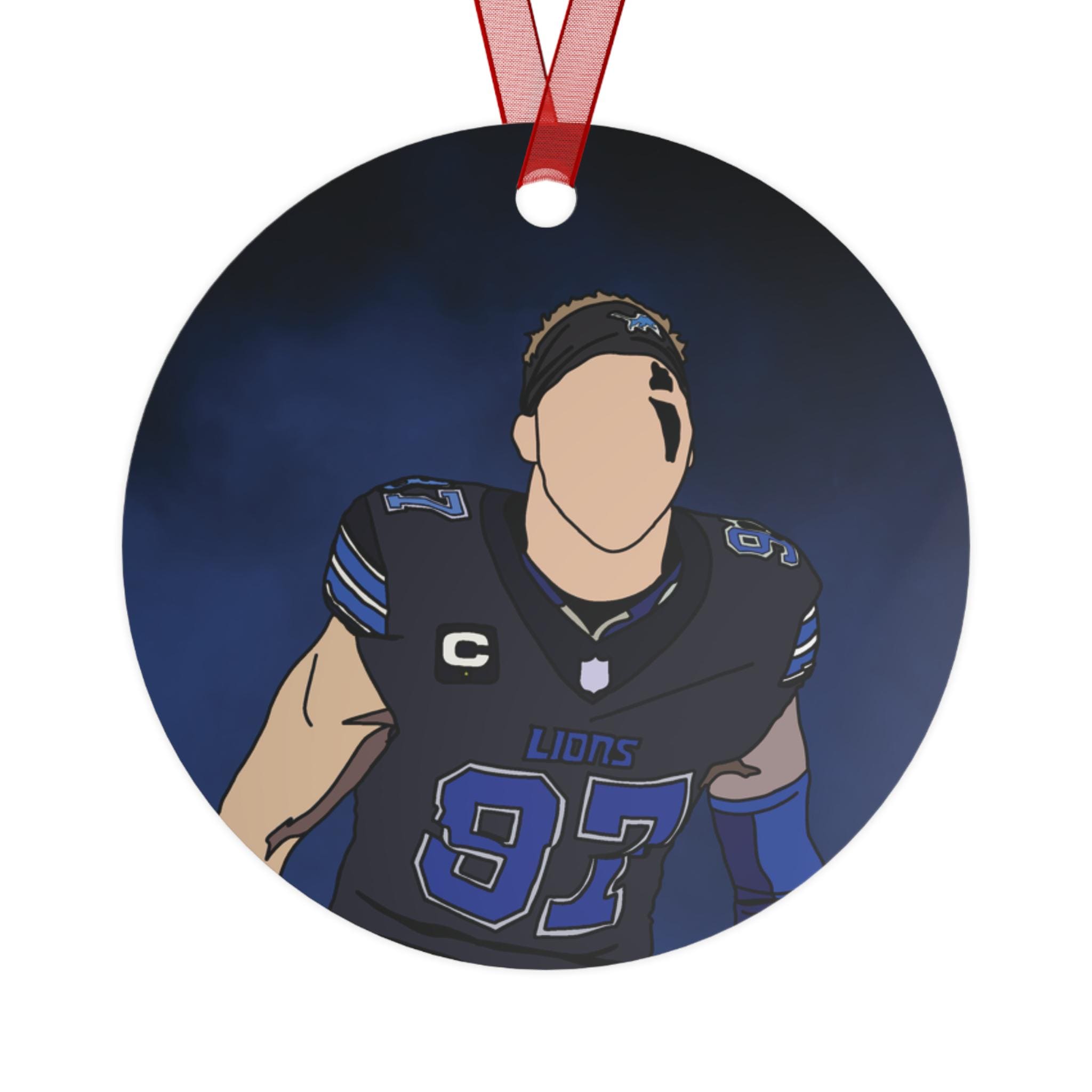 Detroit Football Defense Mental Ornament Sports Fan Gift