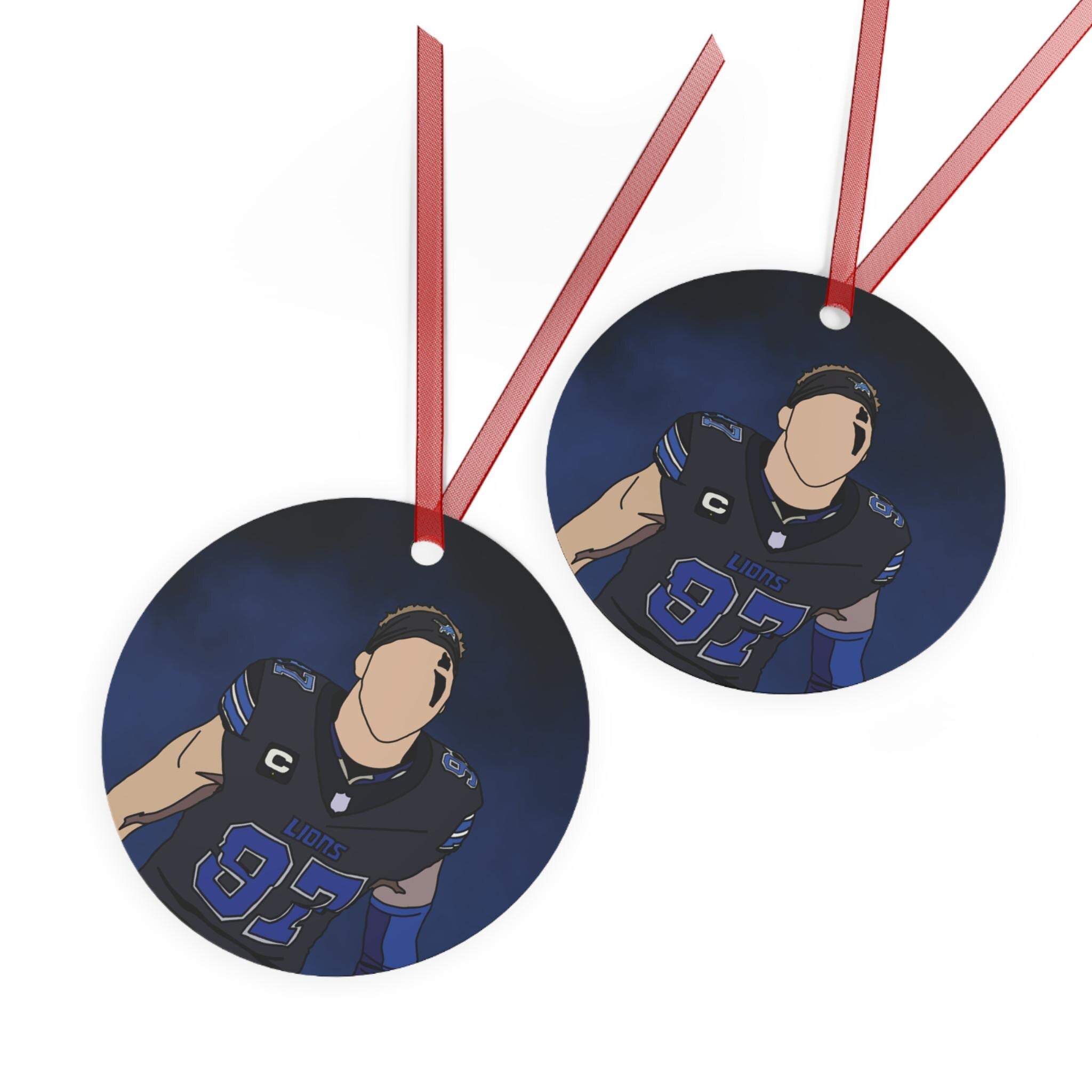Detroit Football Defense Mental Ornament Sports Fan Gift