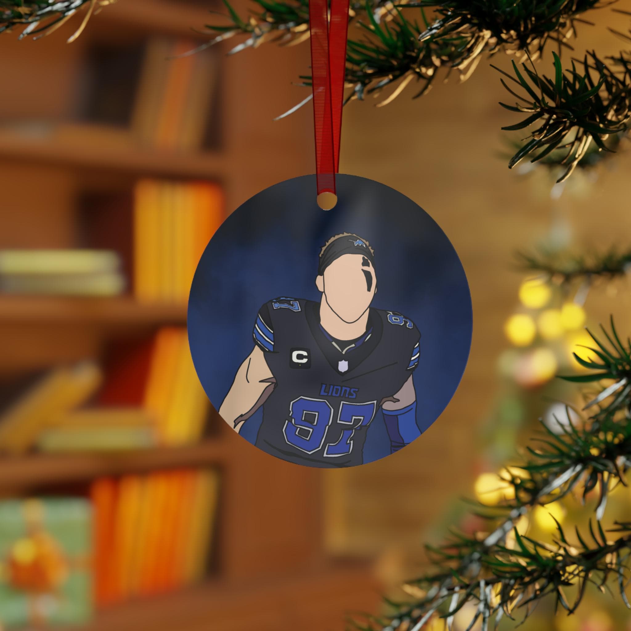 Detroit Football Defense Mental Ornament Sports Fan Gift