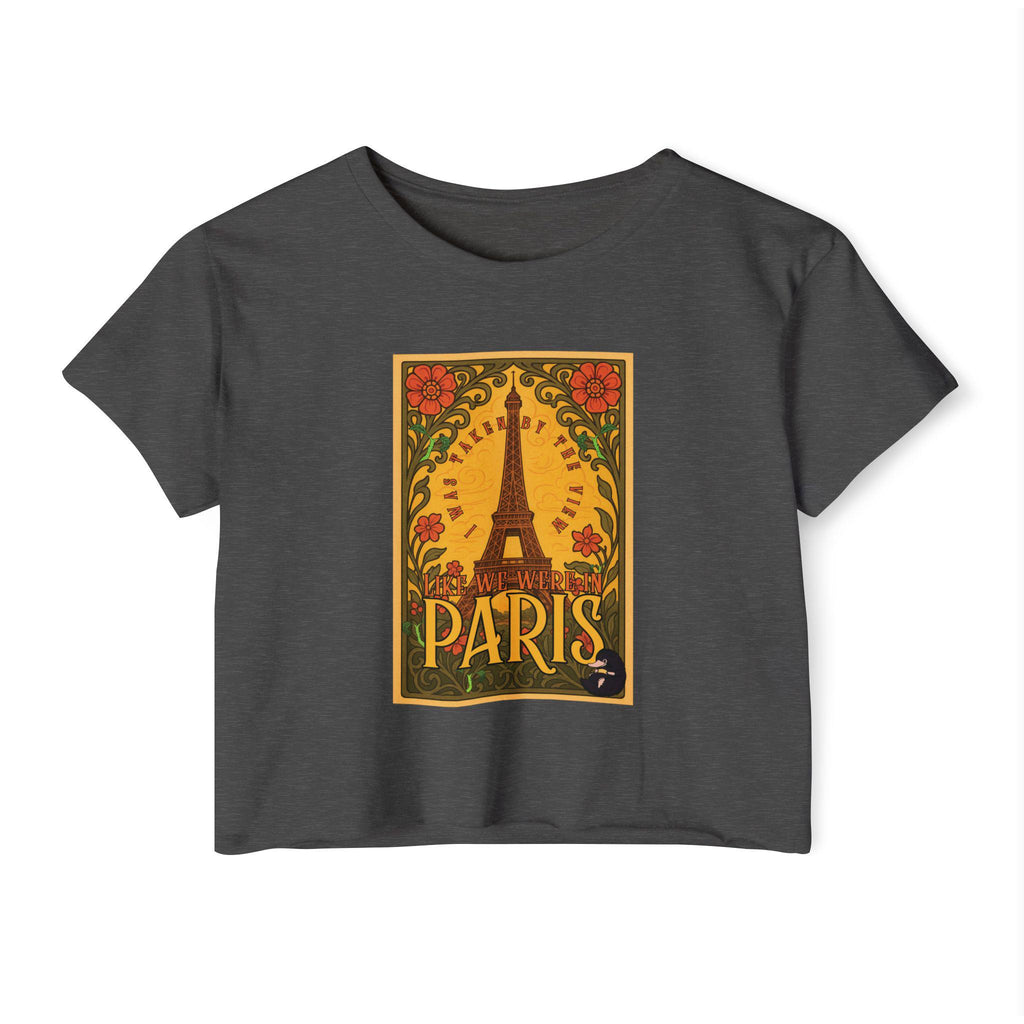 Paris Eiffel Tower Crop Top: Whimsical Wizarding Vibes
