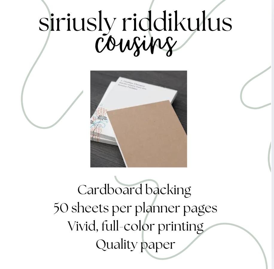 Lightning Strikes Notepad | Lyric Inspired To-Do List