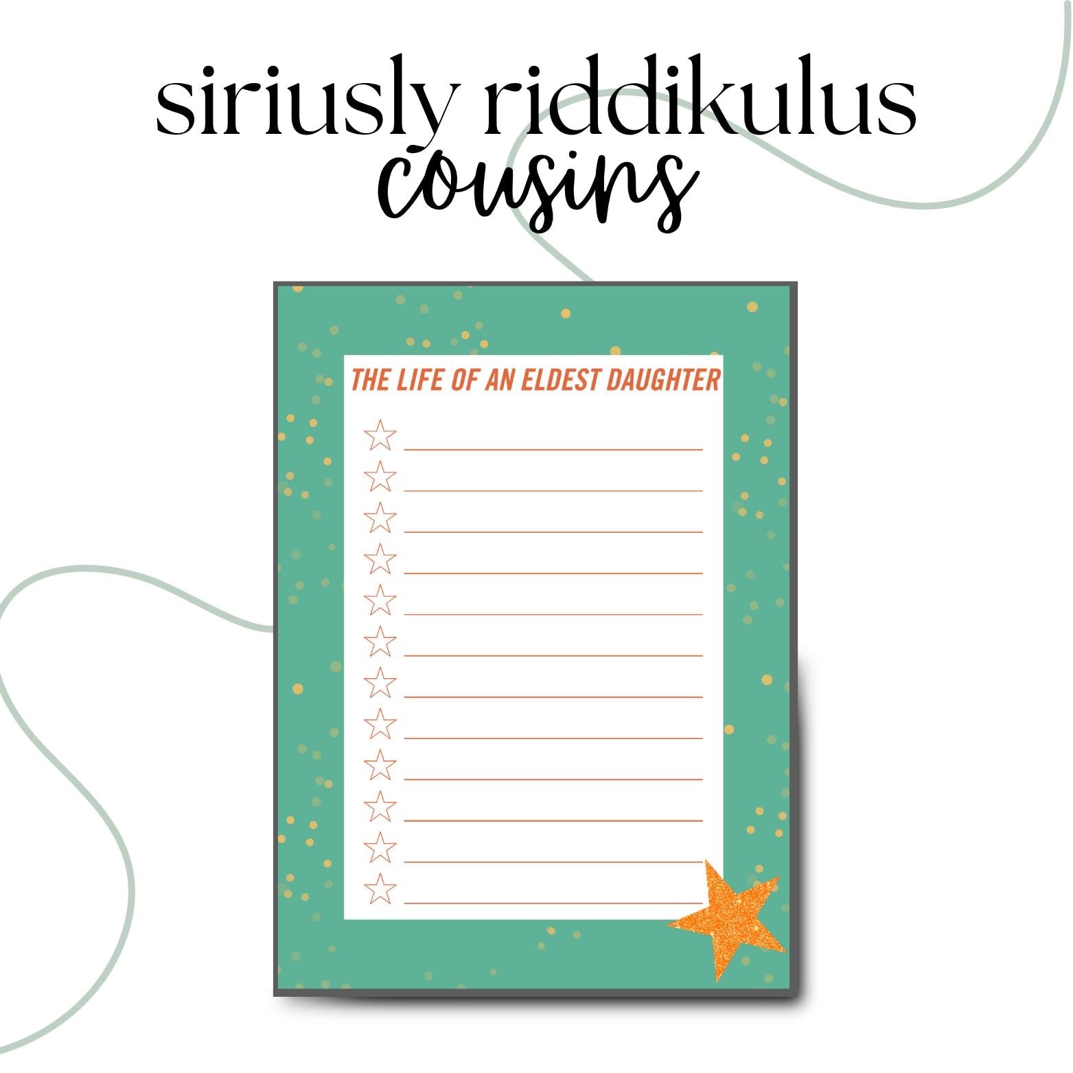 Lightning Strikes Notepad | Lyric Inspired To-Do List