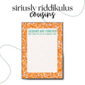 Sequins Are Forever Notepad | Lyric Inspired Showgirl To-Do List