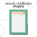 You Light the Match Notepad | Lyric Inspired To-Do List