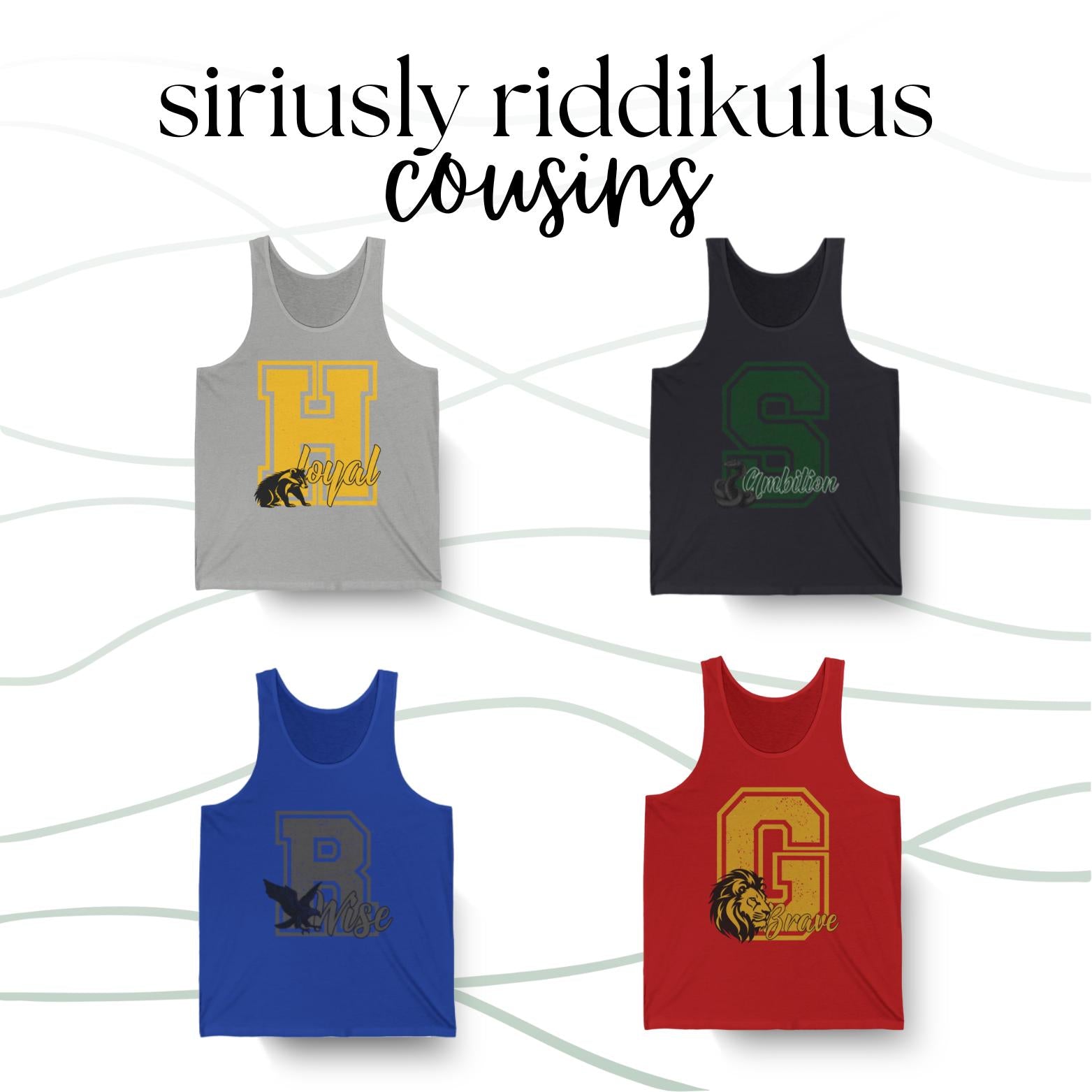 Wizard House Pride Varsity Unisex Tank Top Shirt